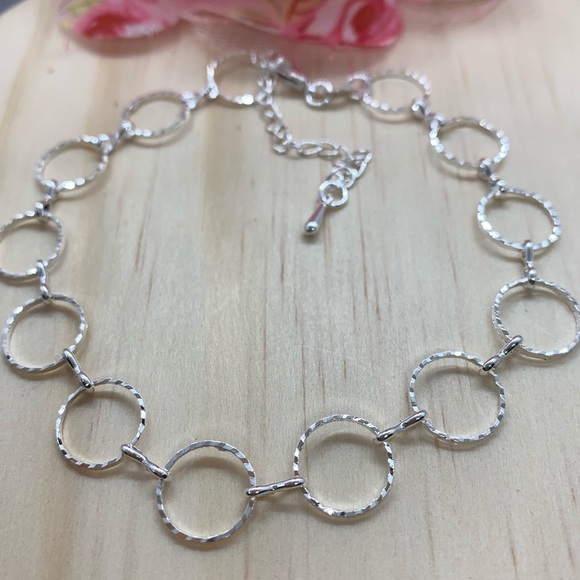 🌟 Dainty Anklet Chain Sterling Silver 925 - Picture 3 of 3